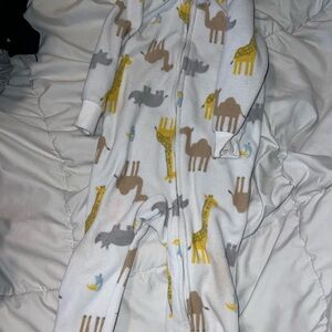 Carters footie pajamas! Perfect and cozy for little one. Unisex